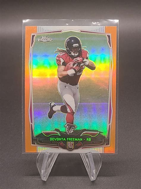 Devonta Freeman Topps Chrome Orange Refractors Rookie Card 2014 216