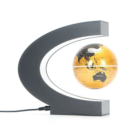 LED Welt Karte Magnetische Schwebender Globus Haus Vicedeal