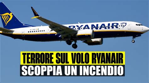 TERRORE SUL VOLO RYANAIR INCENDIO SUL VOLO PARTITO DA BOLOGNA