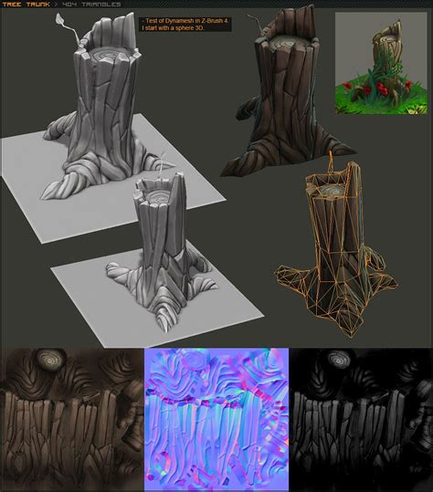 Sculpting Stylized Wood Zbrush Artofit