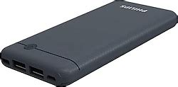 Philips DLP1810NV 10000 mAh 2 USB Çıkışlı Powerbank Gri Fiyatları