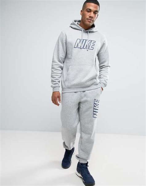 Nike Nike Tracksuit Set With Large Logo In Grey 804306 063