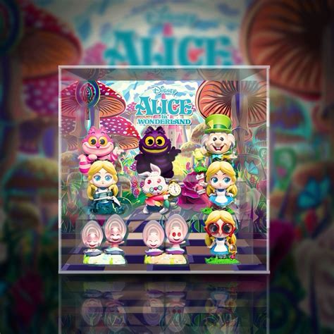 Yao 挖寶趣 HOT TOYS 愛麗絲夢遊仙境 系列 盲盒 設計師公仔 專用展示盒 蝦皮購物