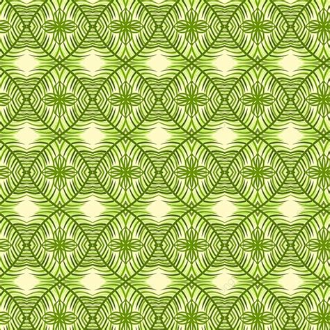 Green Palm Leaves Seamless Tile Patterns Background Seamless Pattern