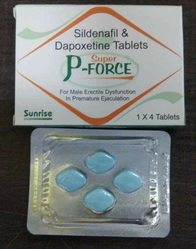 Super P Force Tablet At Rs Stripe Sildenafil Citrate Tablets In