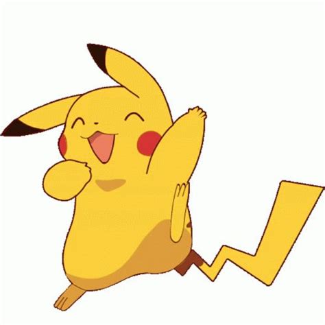 Pikachu Happy Sticker - Pikachu Happy Cute - Discover & Share GIFs | Pikachu, Pokemon gif, Happy gif