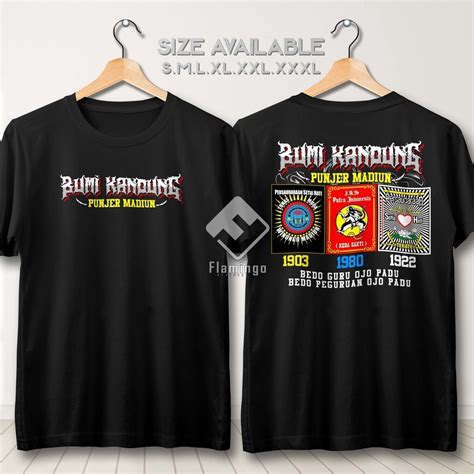 Kaos 3 Pilar Pusat Madiun Bumi Kandung Bedo Guru Ojo Padu Baju