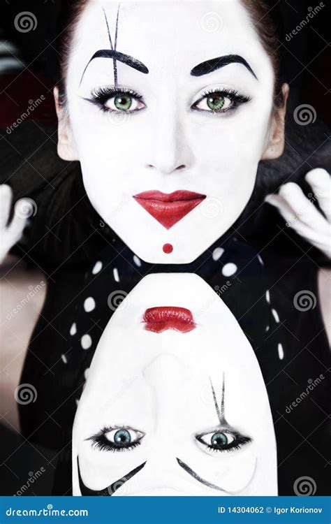 Mimes A Man And Woman Stock Photo Image Of Drama Parody