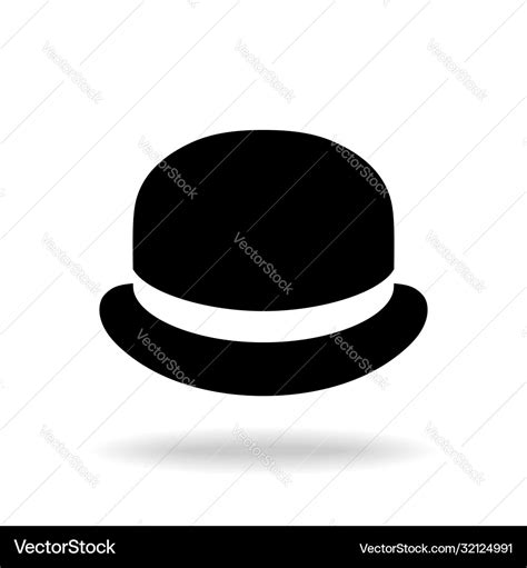 Bowler hat Royalty Free Vector Image - VectorStock