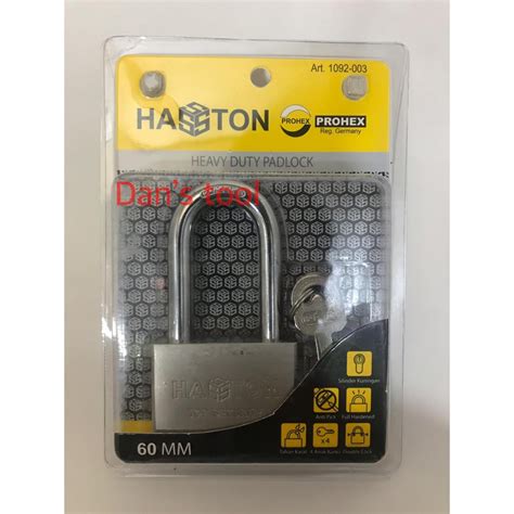 Jual Gembok Model Pelor Gembok Pintu HASSTON 60 Mm Satin Panjang