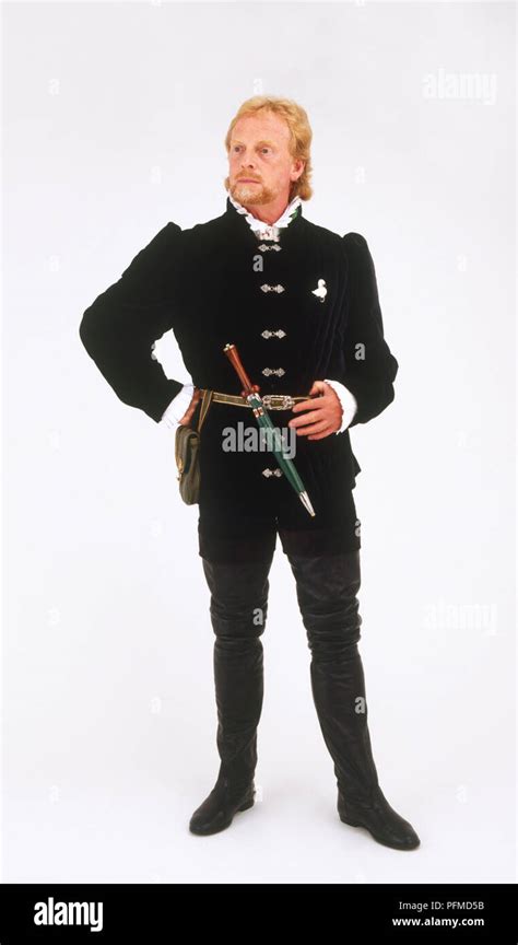 Medieval nobleman in full costume Stock Photo - Alamy