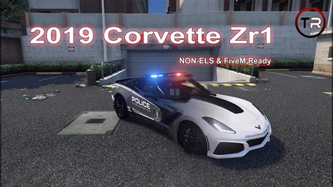 2019 Corvette Zr1 Police Interceptor Fivem Ready Oid Video Youtube