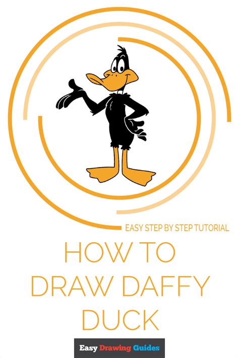 How To Draw Daffy Duck Really Easy Drawing Tutorial