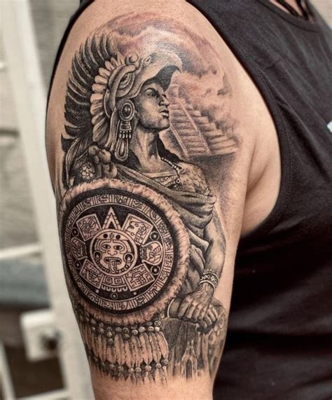 10 Best Aztec Warrior Tattoo Ideas You Ll Have To See To Believe