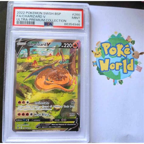 Charizard SWSH 260 UPC Promo Pokemon PSA 9 Graded Card Shopee