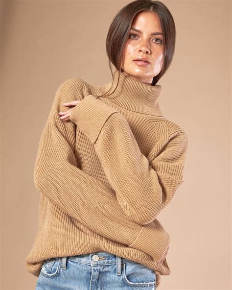 A Textured Turtleneck In A Loose Fitting Silhouette It Doesn’t Get Much Cozier Than That