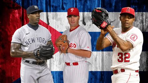 Cubanos Top Mlb Vi L Deres En Juegos Salvados Sv Chapman L Der