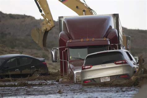 Cars Stuck In The Mud After California Landslide Business Insider