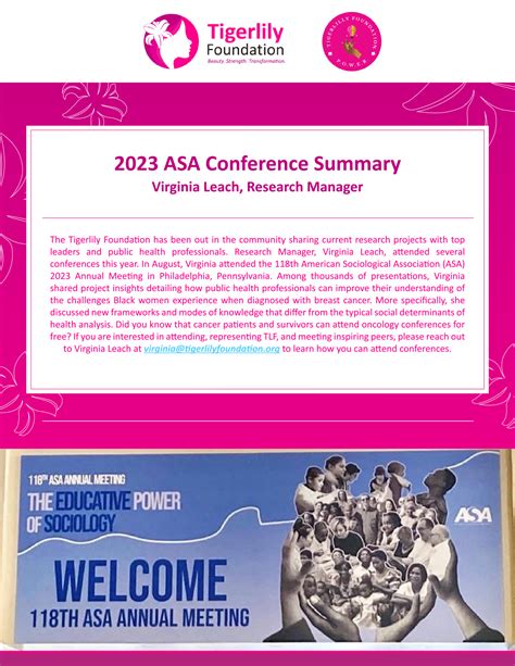 2023 ASA Conference Summary – POWER Center | People-driven Outcomes ...