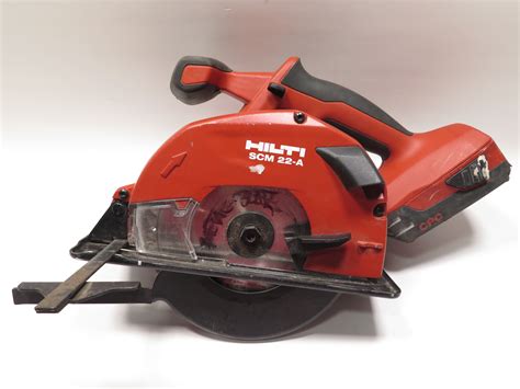 Hilti SCM 22 A 22 Volt Lithium Ion Cordless Metal Cutting Circular Saw 0377