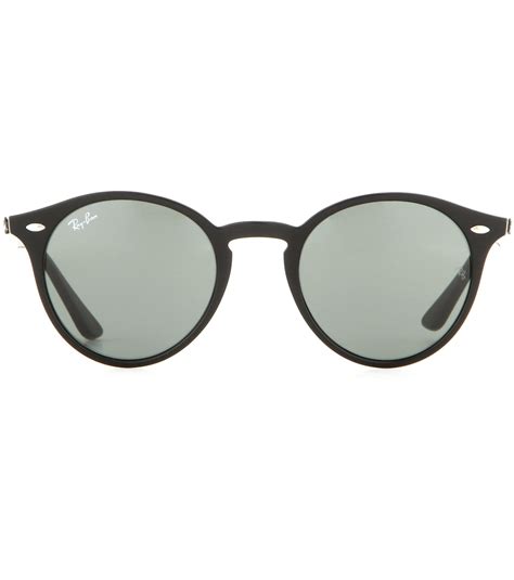 Lyst Ray Ban Rb2180 Round Sunglasses In Black