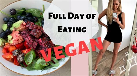 FULL DAY OF EATING Vegane Sportlerin YouTube