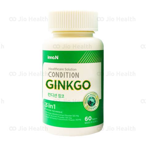 Bổ não Condition Ginkgo hỗ trợ tuần hoàn não lưu thông máu lọ 60 viên