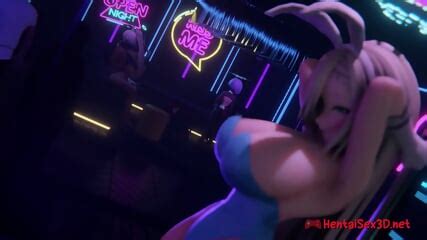 Neon Bar Party 4K ULTRA HD Interracial 3D HENTAI Group Sex