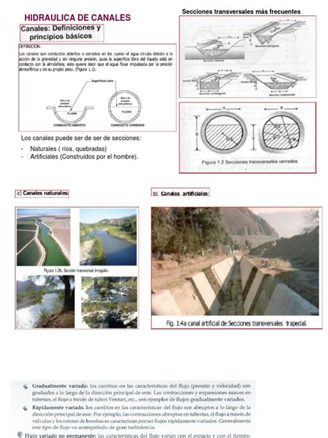 Hidraulica de Canales | PDF | Río | Hidrología