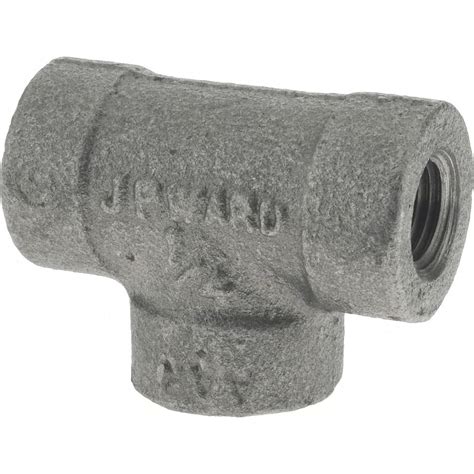 Anvil Black Tee 14 300 Psi Threaded Msc Direct