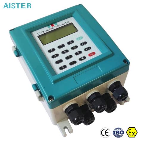 Wall Mounted Clamp On Ultrasonic Water Flow Meter With Rs Interface