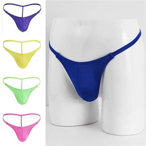 U Poche Convexe Ceinture Fine Culotte Homme Bikini String String Jocks