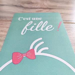 Carte Annonce Sexe B B Gar On Ou Fille Gender Reveal Pdf Etsy France