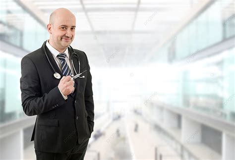 happy male doctor healthcare man photo background  picture
