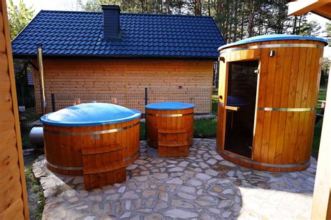 Sauna Ogrodowa Beczka Balia Ocieplona Spa Harvia Tube Producent