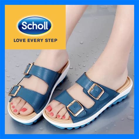 Scholl Women Shoes Womens Scholl Casual Leather Sandals Scholl Ladies