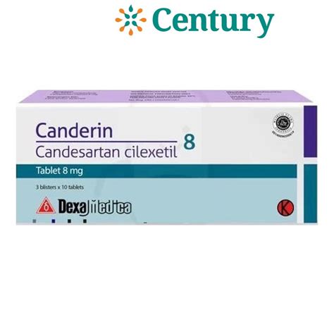 Jual Canderin Mg Strip Isi Tablet Candesartan Hipertensi