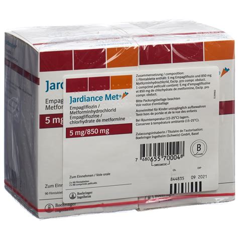 JARDIANCE Filmtabl 5 850mg Blist 90 Stk Online Bestellen