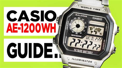 Casio Ae Wh How To Tutorial Guide