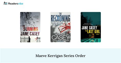 Maeve Kerrigan Book Series In Order 10 Books