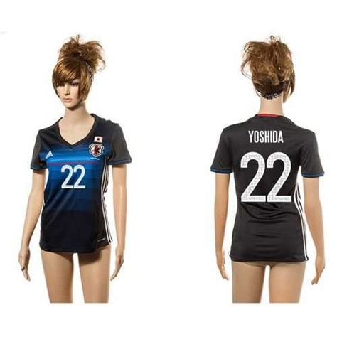 Women's Japan #22 Yoshida Home Soccer Country Jersey