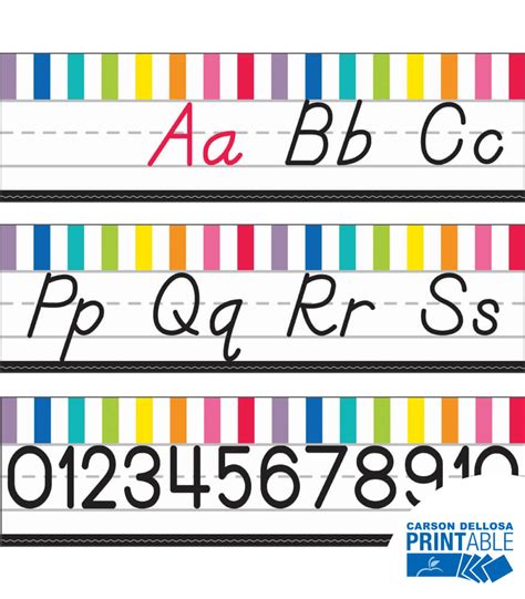 Alphabet Line Printable