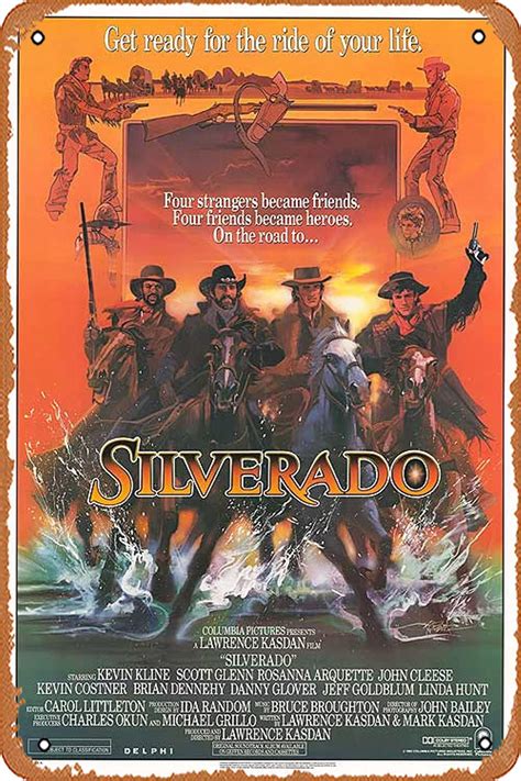 Amazon Muecddoa Movie Poster Classic Metal Sign Silverado