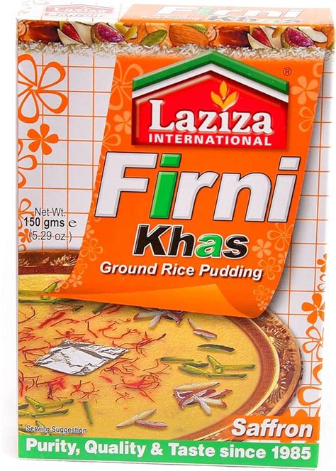 Laziza Firni Mix Saffron Flavour Indian Sweets Mix G Amazon