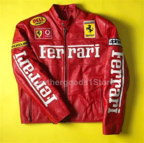 Racing Jacket Red Ferrari Racing Jacket Ferrari F Red Ferrari