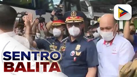 PNP Chief PGen Azurin Nag Inspeksyon Sa Ilang Bus Terminal Sa Cubao