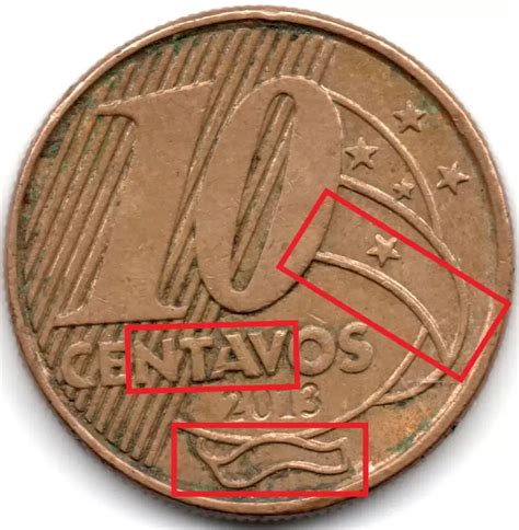 Numis Market Centavos Erro Duplica O Moeda Brasil