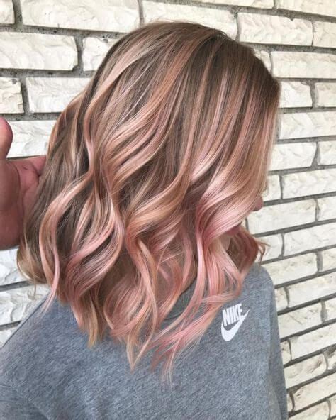 Rose Gold Color Hair