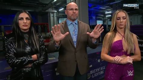 Adam Pearce Habla Con Chelsea Green Sonya Deville En Backstage WWE