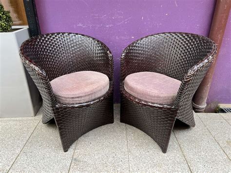 Pair Of Rattan Garden Chairs We Probably Have It